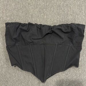 Princess Polly - Black Corset Top - Size US 2